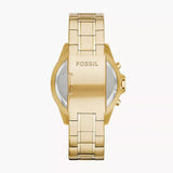 Fossil Garrett Chronograph Gold Dial Gold Steel Strap Watch for Men - FS5772 Buy Now By Fossil