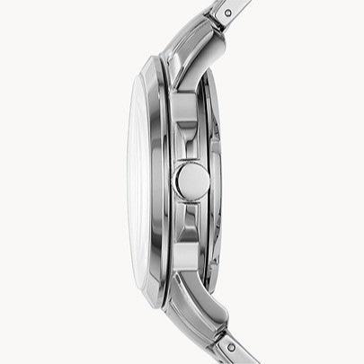 Fossil Grant Automatic Skeleton Black Dial Silver Steel Strap Watch for Men - ME3103 Buy Now By Fossil