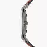Fossil The Minimalist 3H Grey Dial Brown Leather Strap Watch for Men - FS5479 Buy Now By Fossil