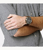 Fossil Nate Chronograph Grey Dial Brown Leather Strap Watch for Men - JR1424 Buy Now By Fossil