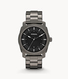 Fossil Machine Chronograph Black Dial Grey Steel Strap Watch for Men - FS4774 Buy Now By Fossil