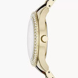 Fossil Stella Multifunction Gold Dial Two Tone Steel Strap Watch for Women - ES4756 Buy Now By Fossil
