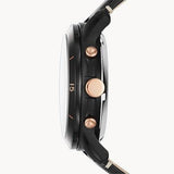 Fossil Grant Sport Automatic Skeleton Black Dial Black Leather Strap Watch for Men - ME3138 Buy Now By Fossil