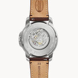 Fossil Grant Automatic White Dial Brown Leather Strap Watch for Men - ME3027 Buy Now By Fossil
