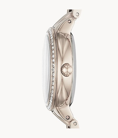 Fossil Virginia Pink Dial Pink Steel Strap Watch for Women - ES4482 Buy Now By Fossil