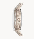 Fossil Virginia Pink Dial Pink Steel Strap Watch for Women - ES4482 Buy Now By Fossil