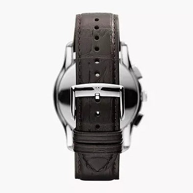 Emporio Armani Valente Chronograph Brown Dial Brown Leather Strap Watch For Men - AR1785 Buy Now By Emporio Armani