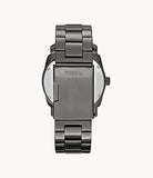Fossil Machine Chronograph Black Dial Grey Steel Strap Watch for Men - FS4774 Buy Now By Fossil