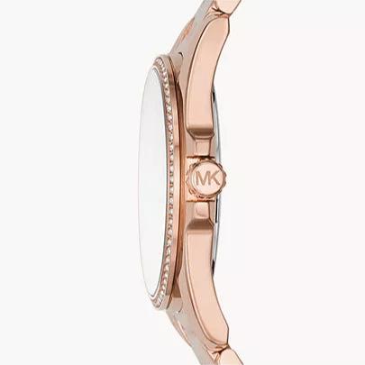Michael Kors Whitney Quartz White Dial Rose Gold Steel Strap Watch For Women - MK6694 Buy Now By Michael Kors