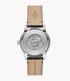 Fossil Townsman Skeleton Black Dial Black Leather Strap Watch for Men - ME3153 Buy Now By Fossil