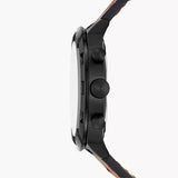Fossil Bronson Black Dial Brown Leather Strap Watch for Men - FS5714 Buy Now By Fossil