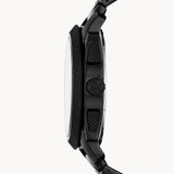 Fossil Machine Chronograph Black Dial Black Steel Strap Watch for Men - FS4552 Buy Now By Fossil