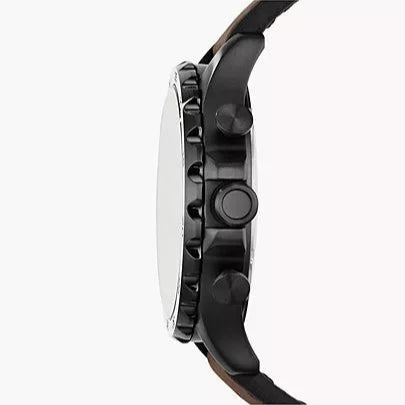 Fossil Nate Chronograph Brown Dial Brown Leather Strap Watch for Men - JR1487 Buy Now By Fossil