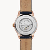 Fossil Townsman Automatic White Dial Navy Blue Leather Strap Watch for Men - ME3171 Buy Now By Fossil