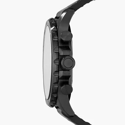 Fossil Nate Chronograph Black Dial Black Leather Strap Watch for Men - JR1354 Buy Now By Fossil