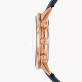 Fossil Townsman Chronograph Blue Dial Blue Leather Strap Watch for Men - FS5436 Buy Now By Fossil