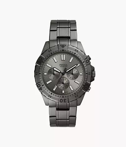 Fossil Garrett Chronograph Grey Dial Grey Steel Strap Watch for Men - FS5621 Buy Now By Fossil