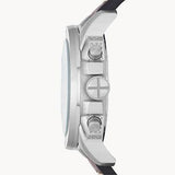 Fossil Modern Machine White Dial Brown Leather Strap Watch for Men - FS4929 Buy Now By Fossil