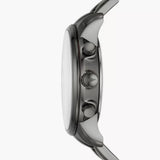 Fossil Goodwin Chrono Analog Black Dial Grey Steel Strap Watch for Men - FS5518 Buy Now By Fossil