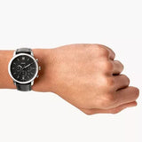 Fossil Neutra Chronograph Blue Dial Blue Leather Strap Watch for Men - FS5454 Buy Now By Fossil