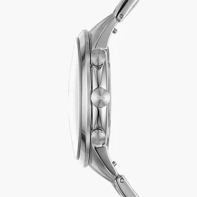 Fossil Townsman White Dial Silver Steel Strap Watch for Men - FS5346 Buy Now By Fossil