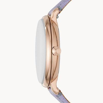 Fossil Jacqueline Purple Dial Purple Leather Strap Watch for Women - ES4814 Buy Now By Fossil