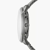 Fossil Neutra Chronograph Blue Dial Silver Mesh Bracelet Watch for Men - FS5383 Buy Now By Fossil