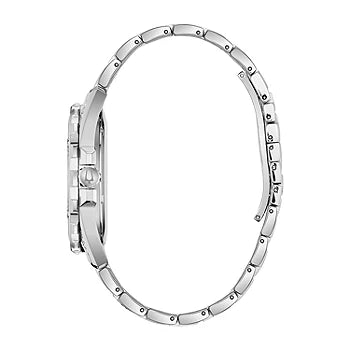 Bulova Crystal Collection Black Dial Silver Steel Strap Watch for Men - 96K104 Buy Now By Bulova