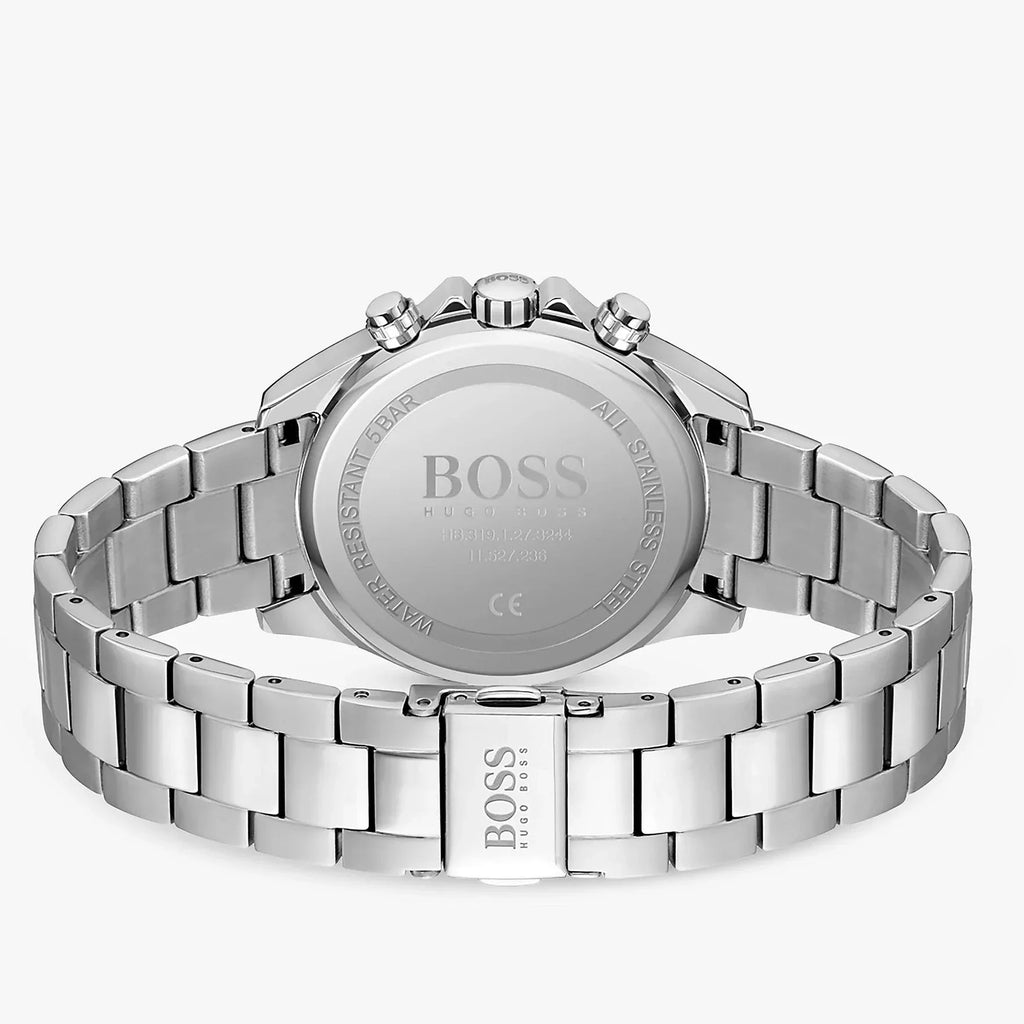 Hugo Boss Novia Chronograph Silver Dial Silver Steel Strap Watch for Women - 1502616 Buy Now By Hugo Boss