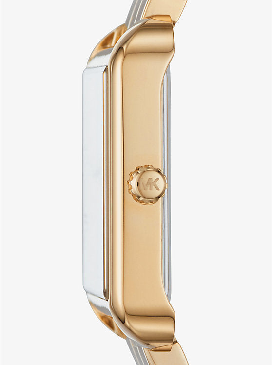 Michael Kors Lake Quartz White Dial Gold Steel Strap Watch For Women - MK3644 Buy Now By Michael Kors