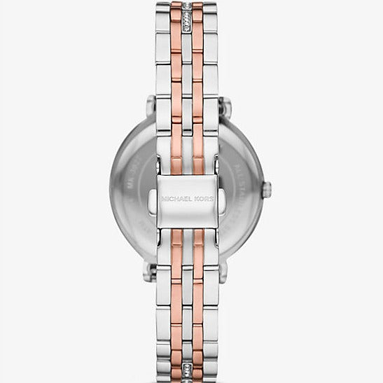 Michael Kors Cinthia Mother of Pearl Dial Two Tone Steel Strap Watch For Women - MK3831 Buy Now By Michael Kors