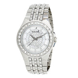 Bulova Phantom Crystal Silver Dial Silver Steel Strap Watch for Men - 96A236 Buy Now By Bulova