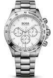 Hugo Boss Ikon Chronograph White Dial Silver Steel Strap Watch for Men - 1512962 Buy Now By Hugo Boss