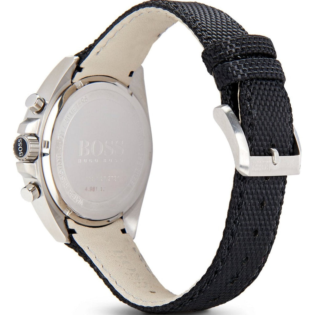 Hugo Boss Driver Black Dial Black Leather Strap Watch for Men -1513087 Buy Now By Hugo Boss