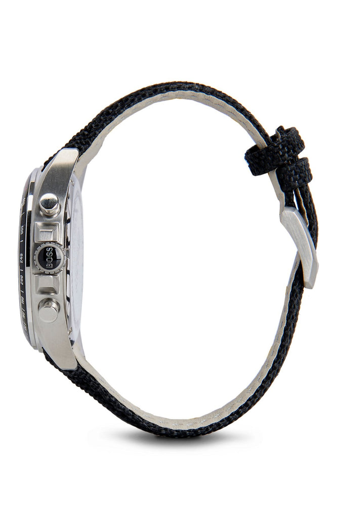 Hugo Boss Driver Black Dial Black Leather Strap Watch for Men -1513087 Buy Now By Hugo Boss