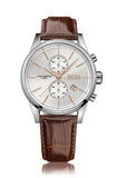 Hugo Boss Jet White Dial Brown Leather Strap Watch for Men - 1513280 Buy Now By Hugo Boss