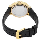 Movado Ultra Slim Black Dial Black Leather Strap Watch For Women - 0607091 Buy Now By Movado