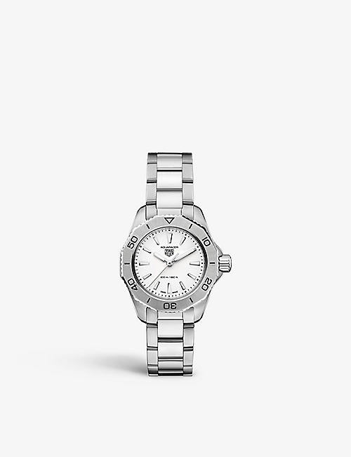 Tag Heuer Aquaracer Professional 200 Quartz White Dial Silver Steel Strap Watch for Women - WBP1411.BA0622 Buy Now By Tag Heuer