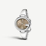 Gucci Guccissima Brown Dial Silver Steel Strap Watch For Women - YA134302 Buy Now By Gucci