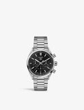 Tag Heuer Carrera Chronograph Black Dial Silver Steel Strap Watch for Men - CBN2010.BA0642 Buy Now By Tag Heuer