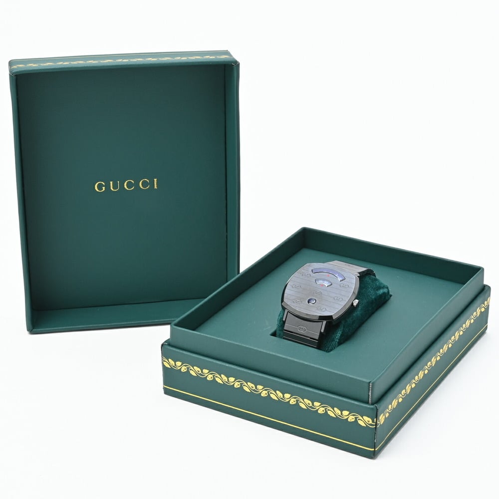 Gucci Grip Quartz Grey Dial Grey Steel Strap Watch For Men - YA157429 Buy Now By Gucci