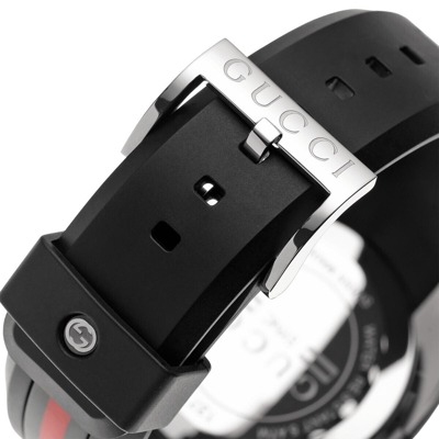Gucci Sync XXL Quartz Black Dial Black Rubber Strap Watch For Men - YA137101 Buy Now By Gucci