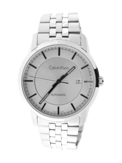 Calvin Klein Infinity Automatic Silver Dial Silver Steel Strap Watch for Men - K5S34146 Buy Now By Calvin Klein