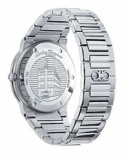 Salvatore Ferragamo Sapphire Blue Dial Silver Steel Strap Watch for Men - SFHP006-20 Buy Now By Salvatore Ferragamo