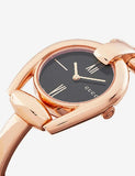 Gucci Horsebit Collection Black Dial Rose Gold Steel Strap Watch For Women - YA139507 Buy Now By Gucci