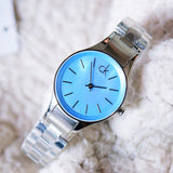 Calvin Klein Simplicity Blue Dial Silver Steel Strap Watch for Women - K432314N Buy Now By Calvin Klein