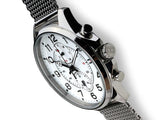Tommy Hilfiger Dean Chronograph White Dial Silver Mesh Bracelet Watch for Men - 1791277 Buy Now By Tommy Hilfiger
