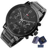 Tommy Hilfiger Daniel Black Dial Black Steel Strap Watch for Men - 1710383 Buy Now By Tommy Hilfiger
