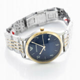 Emporio Armani Classic Quartz Blue Dial Two Tone Steel Strap Watch For Men - AR1868 Buy Now By Emporio Armani