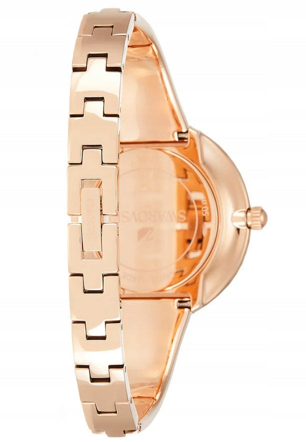 Swarovski Crystal Rose Black Dial Rose Gold Steel Strap Watch for Women - 5484050 Buy Now By Swarovski